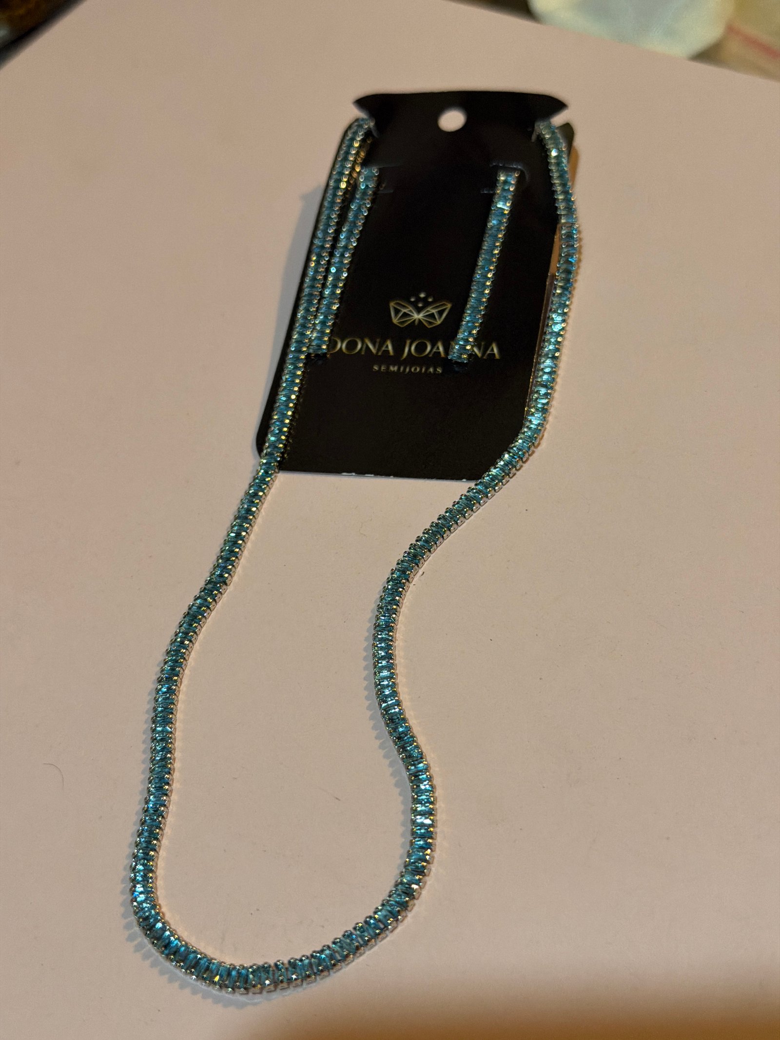 Conjunto azul brilhante