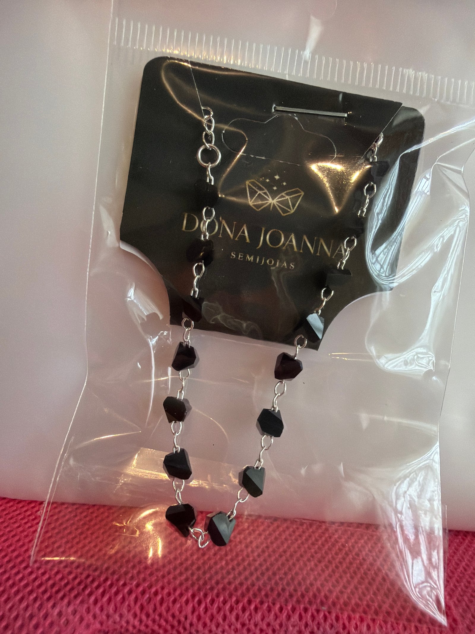 Pulseira pedraria preta