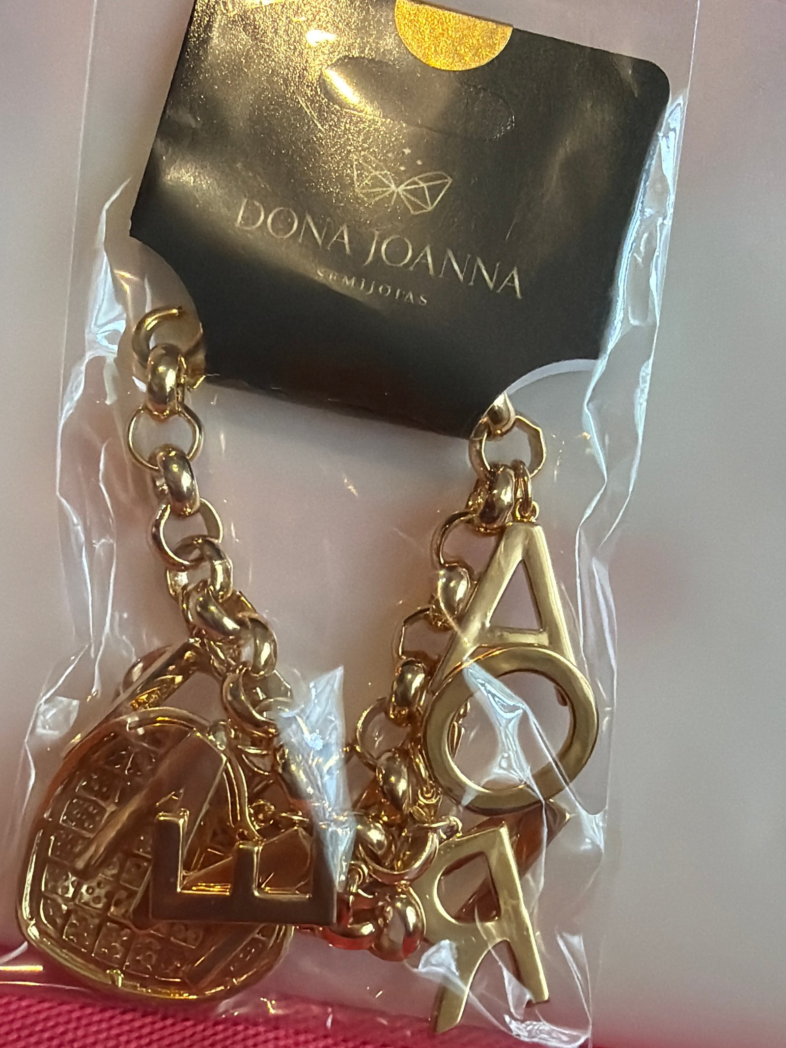 Pulseira letras