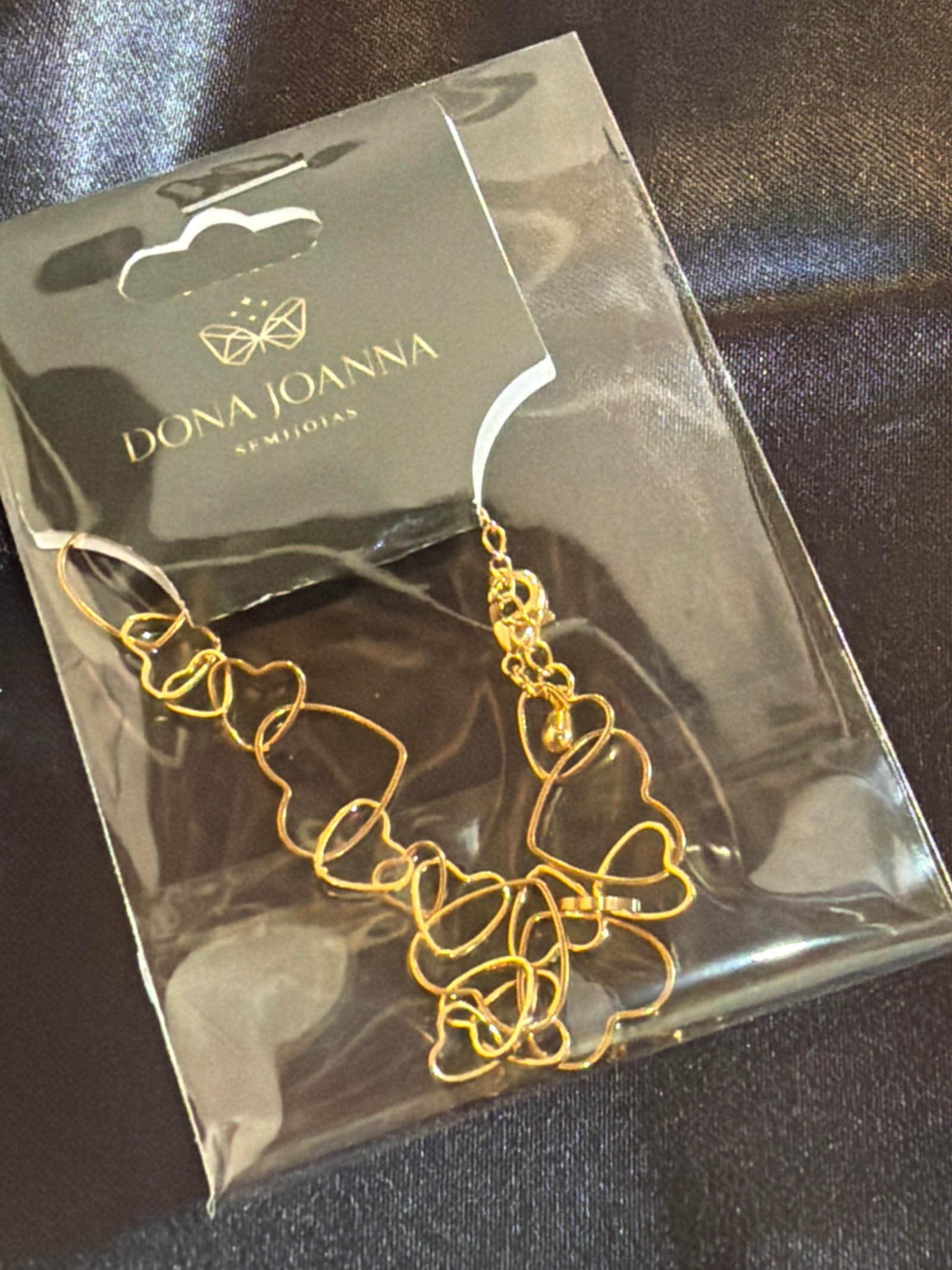 Pulseira coração elo
