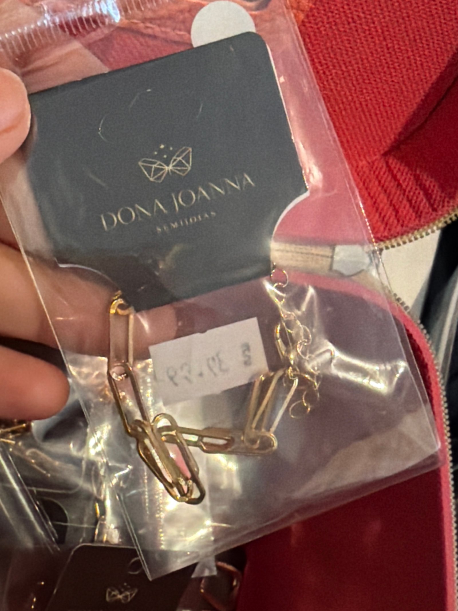 Pulseira elo dourado