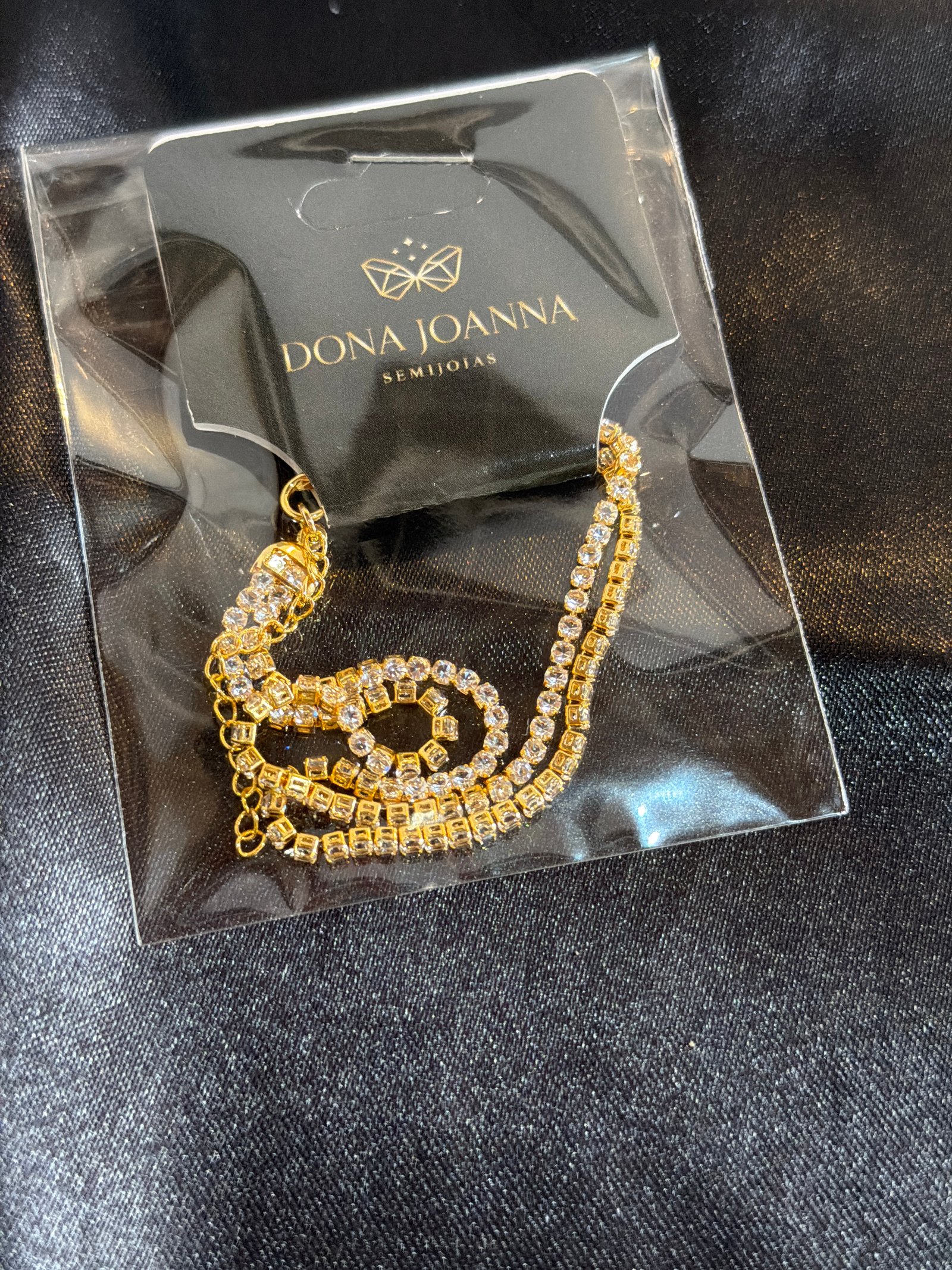 Pulseira dupla brilho