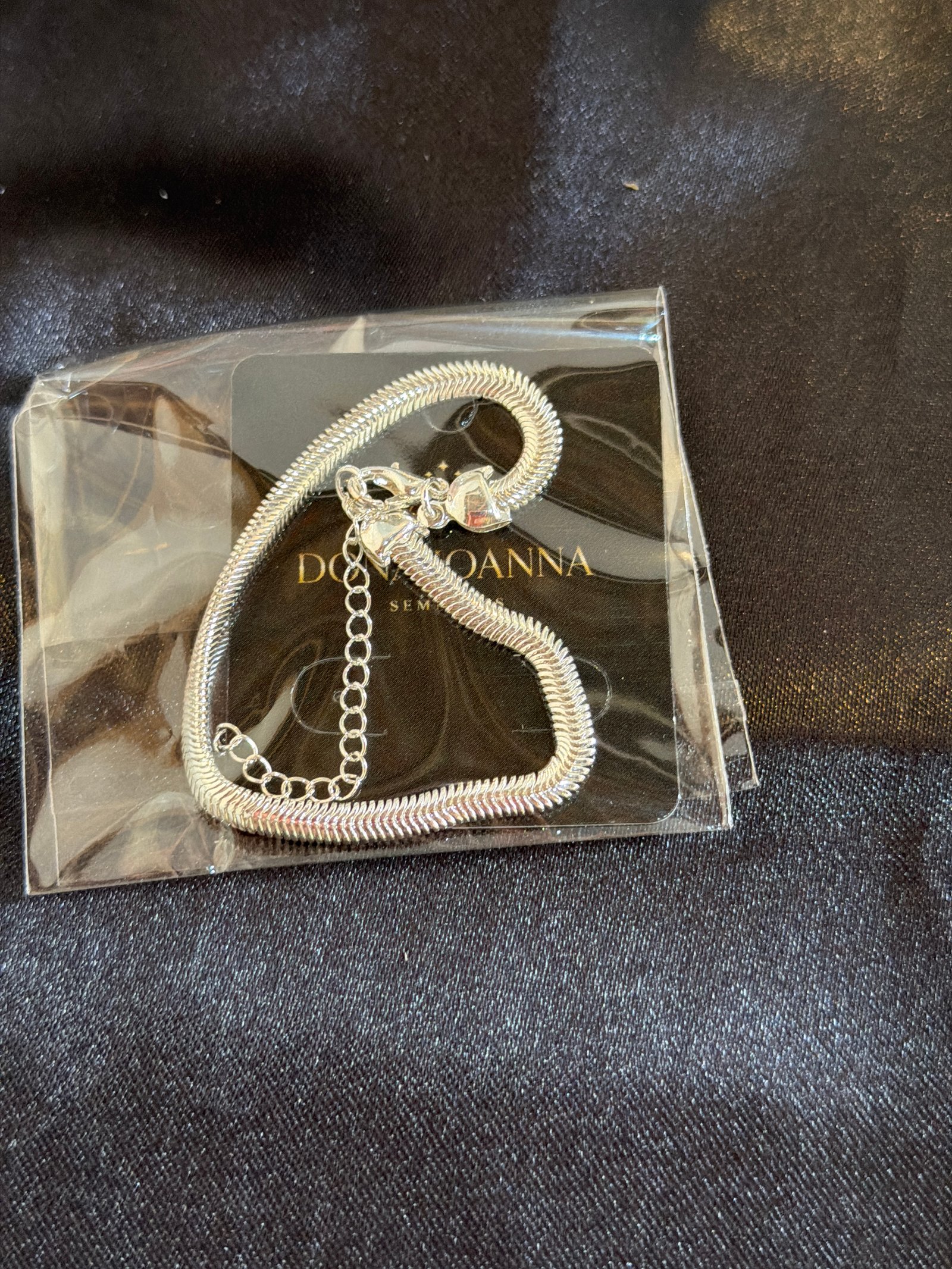 Pulseira fita prata M