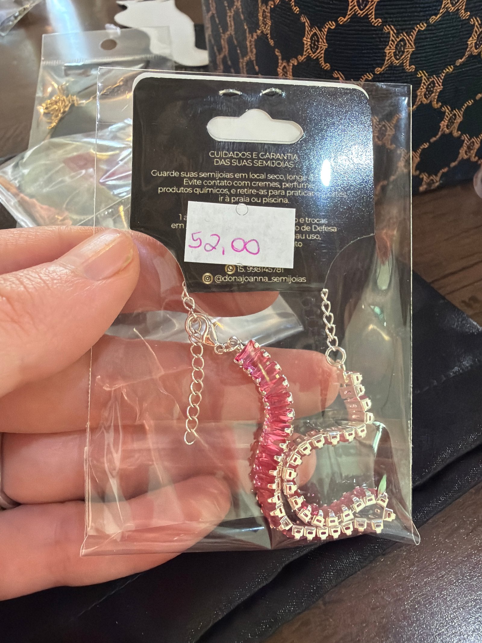 Pulseira rosa